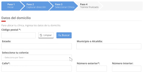 Cambio de clínica IMSS - Paso 3